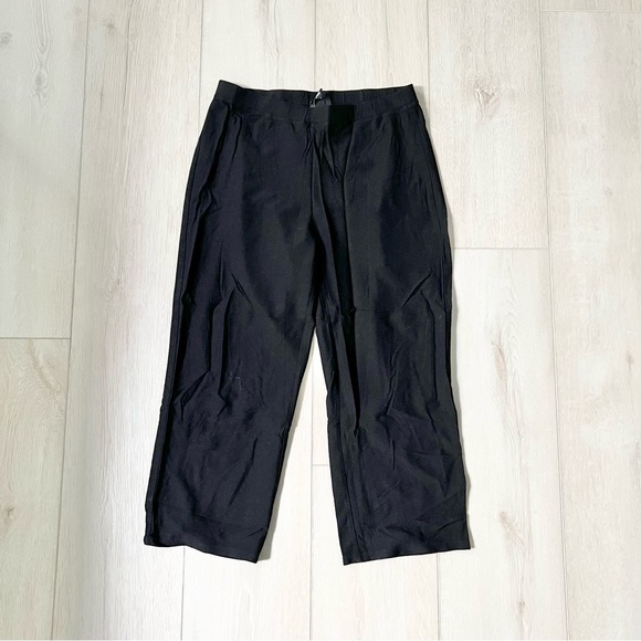 Eileen Fisher Pull On Lightweight Cropped Trouser Pants Size PP - Picture 1 of 3